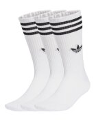 adidas Originals Унисекс дълги чорапи - 3 чифта Бял