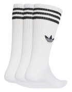 adidas Originals Унисекс дълги чорапи - 3 чифта Бял