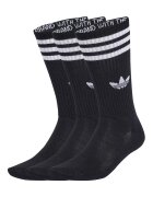 adidas Originals Унисекс дълги чорапи - 3 чифта Черен