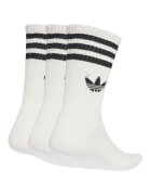 adidas Originals Унисекс дълги чорапи с лого - 3 чифта Бял/Черен