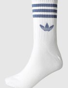 adidas Originals Унисекс дълги чорапи с лого - 3 чифта Бял/Тъмносин
