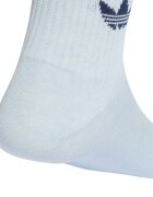 adidas Originals Унисекс дълги чорапи с лого - 3 чифта Бял/Ултрамарин синьо/Светлосин