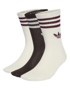 adidas Originals Унисекс дълги чорапи с лого - 3 чифта Коняк кафяв/Слонова кост