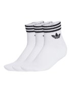 adidas Originals Унисекс къси чорапи - 3 чифта Черен/Бял