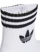 adidas Originals Унисекс къси чорапи - 3 чифта Черен/Бял