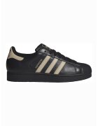 adidas Originals Унисекс спортни обувки Superstar II от кожа - Черен/Светло бежово