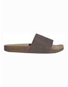 adidas Originals Велурени чехли Adilette RS - Тъмнокафяв