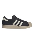 adidas Originals Велурени кецове Superstar II - Черен/Тъмнобежово