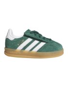 adidas Originals Велурени маратонки Gazelle Indoor - Бял/Зелен