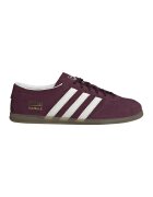adidas Originals Велурени маратонки Gazelle Lo Pro с лого - Бял/Бордо