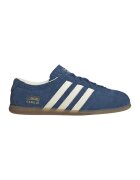 adidas Originals Велурени маратонки Gazelle Lo Pro с лого - Бял/Син