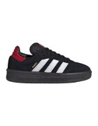 adidas Originals Велурени маратонки Samba - Червен/Черен/Бял