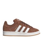 adidas Originals Велурени спортни обувки Campus 00s с лого - Бял/Канелено кафяво