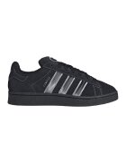 adidas Originals Велурени спортни обувки Campus с лого - Черен/Сребрист