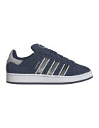 adidas Originals Велурени спортни обувки Campus с лого - Сив/Тъмносин