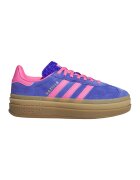 adidas Originals Велурени спортни обувки Gazelle Bold с равна платформа - Пастелнорозов/Кралско Синьо/Карамел