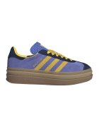 adidas Originals Велурени спортни обувки Gazelle Bold с равна платформа - Тъмносин/Шафраново жълто/Карамел