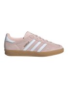 adidas Originals Велурени спортни обувки Gazelle Indoor - Мръснобял/Бледо розово