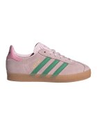 adidas Originals Велурени спортни обувки Gazelle - Прашно розово/Папратово зелено