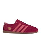 adidas Originals Велурени спортни обувки Gazelle с лого - Червен/Розово