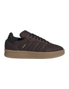 adidas Originals Велурени спортни обувки Samba с текстил - Тъмнокафяв