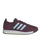 adidas Originals Велурени спортни обувки SL 72 RS с текстил - Бордо/Син
