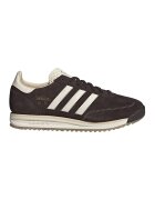 adidas Originals Велурени спортни обувки SL 72 - Тъмнокафяв/Крем