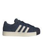 adidas Originals Велурени спортни обувки Superstar - Тъмносин/Мръснобял