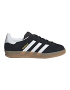 adidas Originals Велурени спортни обувки за закрито Gazelle със синтетика - Бял/Черен