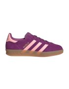 adidas Originals Велурени спортни обувки за закрито Gazelle със синтетика - Виолетов/Розово