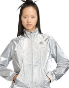 adidas Originals Яке с метализиран ефект Сребрист