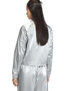 adidas Originals Яке с метализиран ефект Сребрист