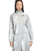 adidas Originals Яке с метализиран ефект Сребрист