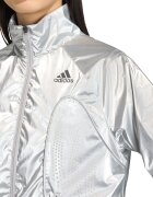 adidas Originals Яке с метализиран ефект Сребрист