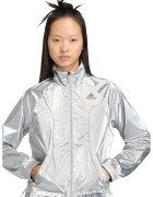 adidas Originals Яке с метализиран ефект - Сребрист