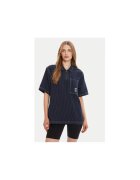 adidas Памучна тениска с рипсена плетка