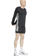 adidas Performance Блуза за бягане с лого - Бял/Черен