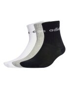 adidas Performance Чорапи с лого - 3 чифта Бял/Черен/Сив меланж