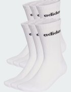 adidas Performance Чорапи с памук с лого - 6 чифта Черен/Бял