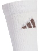 adidas Performance Дълги чорапи с принт 3 чифта Бял/Кафяв