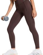 adidas Performance Фитнес клин с джобове встрани Кафяв