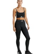 adidas Performance Фитнес клин с висока талия Бял/Черен