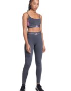 adidas Performance Фитнес клин с висока талия Светлорозов/Tъмносив