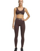 adidas Performance Фитнес сутиен Hyperglam с лека поддръжка Тъмнокафяв