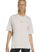 adidas Performance Фитнес тениска с паднали ръкави Крем