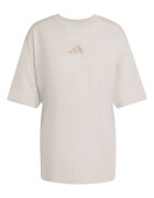 adidas Performance Фитнес тениска с паднали ръкави Крем