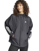 adidas Performance Фитнес яке с качулка - Бял/Черен
