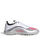 adidas Performance Футболни обувки F50 Messi League - Бял/Фуксия/Сребрист