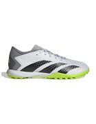adidas Performance Футболни обувки Predator Accuracy.3 - Сив/Мръснобял/Лайм зелено