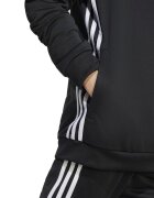 adidas Performance Футболно худи с къс цип Бял/Черен
